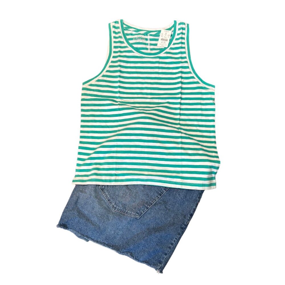 NWT - J. CREW FACTORY Striped Girlfriend Tank Top